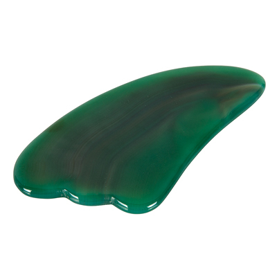 Agate Gua Sha Scraper - Green