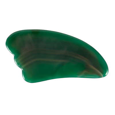 Agate Gua Sha Scraper - Green