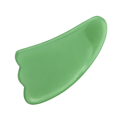 Aventurine Quartz Gua Sha Scraper - Feather