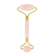  Dual-Head Rose Quartz Cosmetic Roller