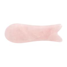  Subtle Rose Quartz Gua Sha (Fish Shape)